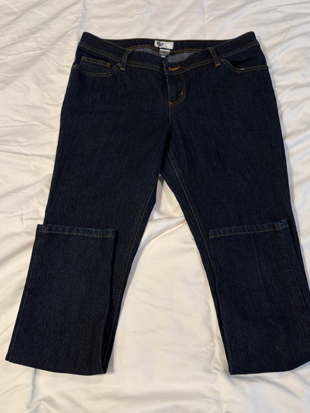 SO Dark Blue Straight-Leg Jeans